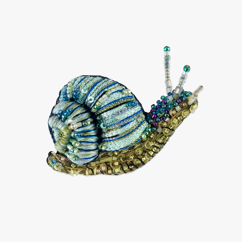 roman snail brooch by trovelore